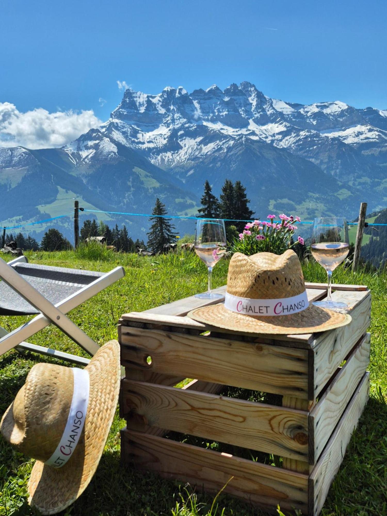Chalet Chanso Morgins Esterno foto